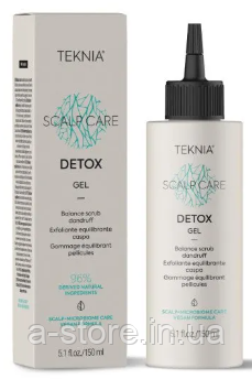 ВІДЛУЩУЮЧИЙ ГЕЛЬ ВІД СУХОЇ ТА ЖИРНОЇ ЛУПИ LAKME TEKNIA SCALP CARE DETOX GEL