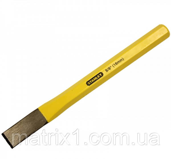 Зубило по металу STANLEY, l= 141 мм, жало w= 16 мм