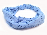 Жіноча пов'язка краплі блакитна, фото 1