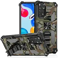 Xiaomi Redmi Note 11 | 11s противоударный чехол Camouflage Armor камуфляж армия