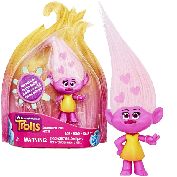 Trolls Moxie Collectible Figure - троль Моксі 10 см (троль , Hasbro C2782), фото 1