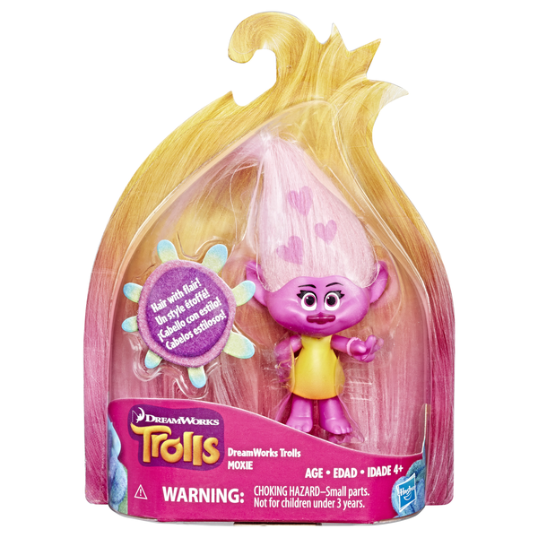 Trolls Moxie Collectible Figure - троль Моксі 10 см (троль , Hasbro C2782)