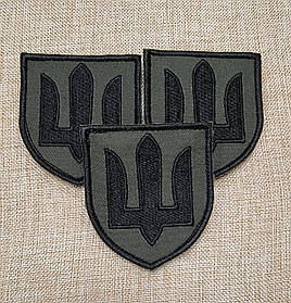 Шеврон "Тризуб - чорний на оливі", Сухопутні війська ЗСУ