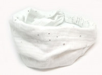 Бандана від сонця глітер біла, фото 1
