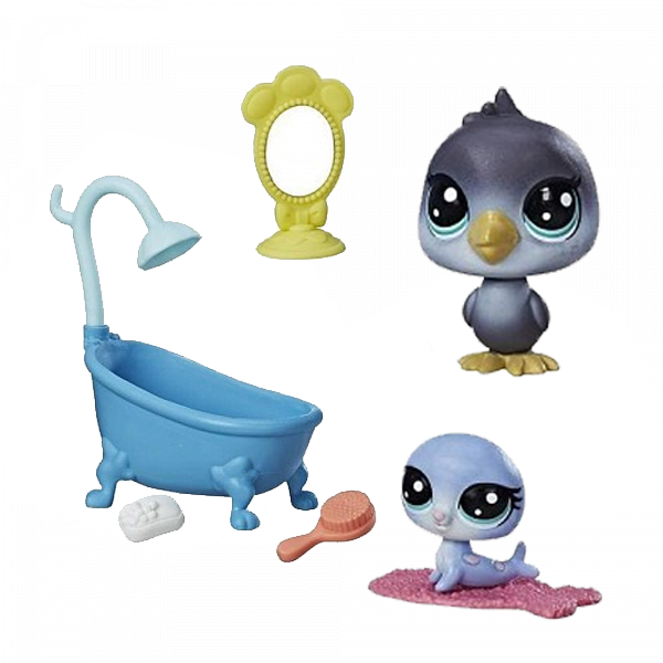 Littlest Pet Shop - Літл Пет Шоп Веселе купання, Hasbro C0046