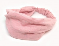 Бандана від сонця глітер персикового кольору, фото 1