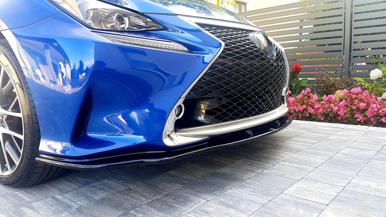 Спліттер Lexus RC тюнінг обвіс губа елерон (V2), фото 1