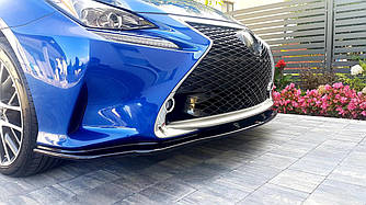Спліттер Lexus RC тюнінг обвіс губа елерон (V2)