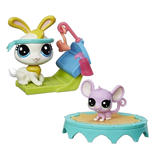 Littlest Pet Shop - Литл Пет Шоп Спортивный Дуэт - Зайчик на Батуте ...