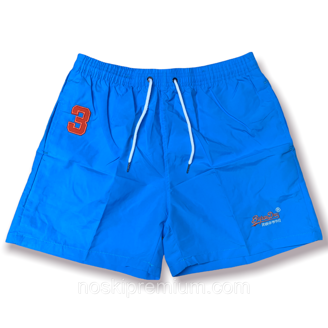 Шорти чоловічі Superdry, розміри L-4XL, блакитні, 2011, фото 1