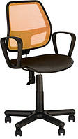 Компьютерное офисное кресло для персонала Альфа Alfa GTP PM60 OH-9/C-11 оранжевый с черным Новый Стиль