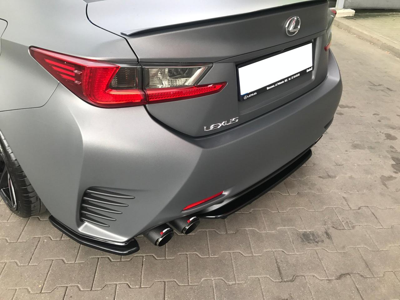 Елерон Lexus RC тюнінг обвіс спліттер заднього бампера, фото 1