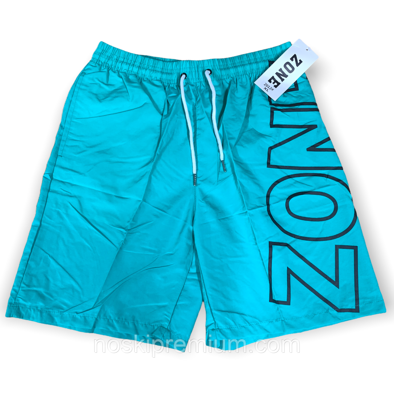 Шорти чоловічі Zone, розміри L-4XL, бірюзові, 2012