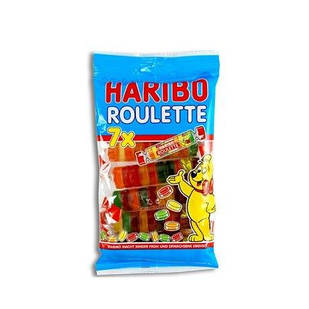 Цукерки желейні Haribo Roulette, 175 г, жувальні цукерки рулети Харибо 25 г*7шт