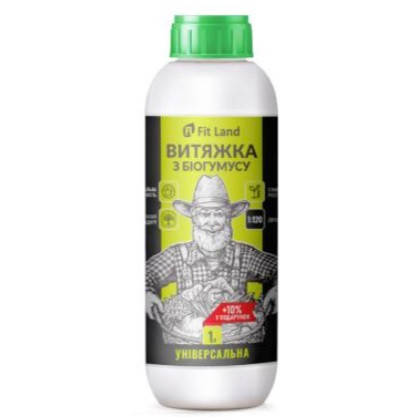 Витяжка з біогумусу Fit Land універсальна, 1.1 л, фото 2