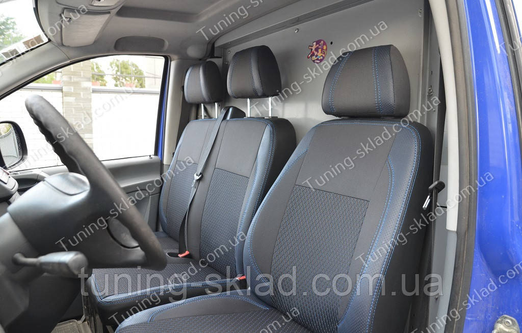 Чохли на сидіння Мерседес Віто W639 (чохли з екошкіри Mercedes Vito W639 стиль Premium), фото 1