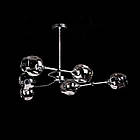 Люстра "молекула" в стилі лофт на 6 ламп E27 колір чорний PM-P5-N4653/6/BK+CH, фото 2