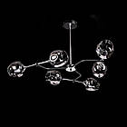 Люстра "молекула" в стилі лофт на 6 ламп E27 колір чорний PM-P5-N4653/6/BK+CH, фото 3