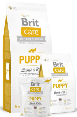 Brit Care Puppy Lamb & Rice, 12 кг. Британ Каре корм з ягням і рисом для цуценят усіх порід. 509799