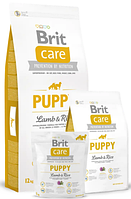 Brit Care Puppy Lamb & Rice, 12 кг. Брит Каре корм с ягненком и рисом для щенков всех пород. 509799