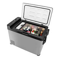 Автохолодильник компресорний для легкових та вантажних автомобілів 12В/24В/220В Mystery MRQ-55