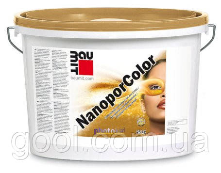 Фарба фасадна нанопор Baumit Nanopor Color відро 14 літрів