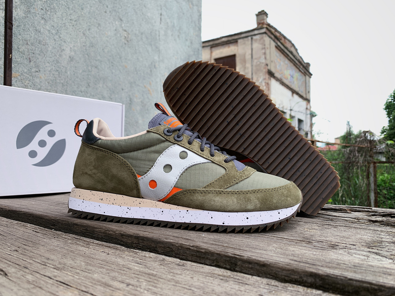 Чоловічі кросівки Saucony Jazz 81 Peak 70675-3s Green хакі Оригінал