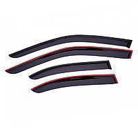Дефлектори вікон вітровики Mers Vito 2003-2015 W639 широкі скотч "Av-Tuning"