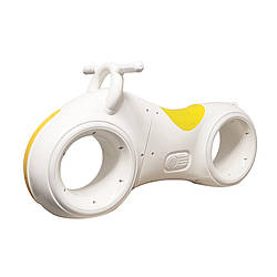 Дитячий толокар Трон Космо-байк Bambi HD-K06(White-Yellow) Bluetooth Біло-Жовтий, World-of-Toys