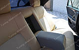 Чохли на сидіння Мерседес W210 (чохли з екошкіри Mercedes W210 стиль Premium), фото 6