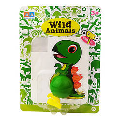 Іграшка заводна "Динозавр" Bambi 2030A 15 см Зелений, World-of-Toys