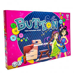 Настільна Гра-бродилка "Miss Button" Strateg 30355 рус., World-of-Toys