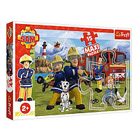 Пазл Trefl. Дружная команда 14333 (15 элм.), World-of-Toys