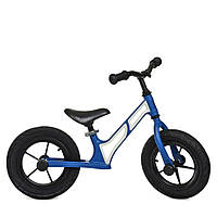 Беговел детский Profi Kids HUMG1207A-3 сине-белый, 12 д., World-of-Toys