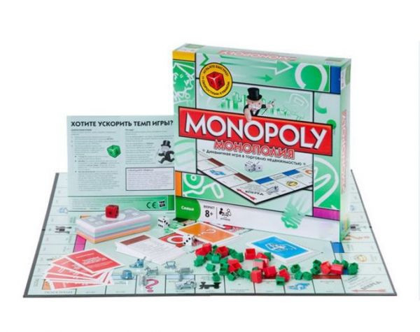 Монополия(Monopoly), настольная игра на русском языке Joy Toy 6123, World-of-Toys - фото 2 - id-p1645203550