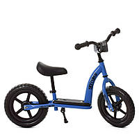 Беговел детский Profi Kids M 5455-3 голубой, 12 дюймов, World-of-Toys