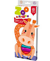 Тісто для ліплення ZOOліпашки "Жираф" ZIRKA 140211 (12 різнокольорових стіків по 35 г), World-of-Toys