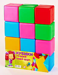 Кубики Великі "12 шт" 14067K, World-of-Toys