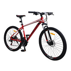 Велосипед дорослий "Active 1.0" LIKE2BIKE A212702 колеса 27,5", червоний, алюмінієва рама 18", World-of-Toys