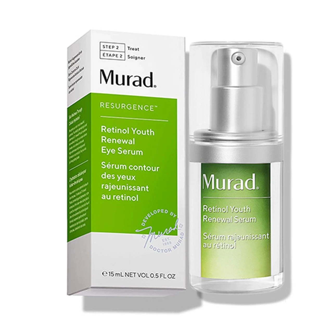 Омолоджуюча сироватка для шкіри навколо очей з ретинолом Murad Retinol Youtth Renewal Eye Serum 15 мл