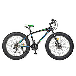 Велосипед підлітковий PROFI EB26POWER 1.0 S26.5 чорний, Land of Toys