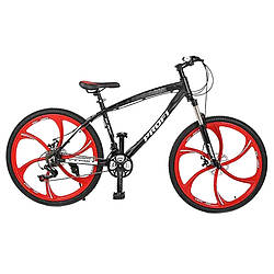 Велосипед підлітковий PROFI T26BLADE 26.2B чорно-червоний, Land of Toys