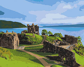 Картина за номерами Art Craft "Замок Аркарт Шотландія" 38x50 см 11217-AC