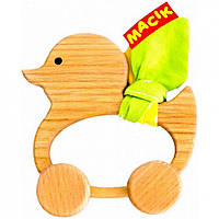 Деревянная каталка "Уточка" МС 061102-02, World-of-Toys