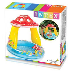 Дитячий басейн Intex 57114 Грибочек, 45 л, 102-89 см, World-of-Toys