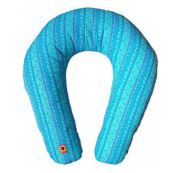 Подушка для годування Macik МС 110612-04 блакитна, World-of-Toys