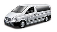 Автомодель - MERCEDES-BENZ VITO (серебристый, черный , 1:32), World-of-Toys