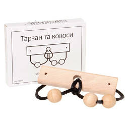 Міні головоломка Тарзан і кокоси укр. заморочка 5020, World-of-Toys