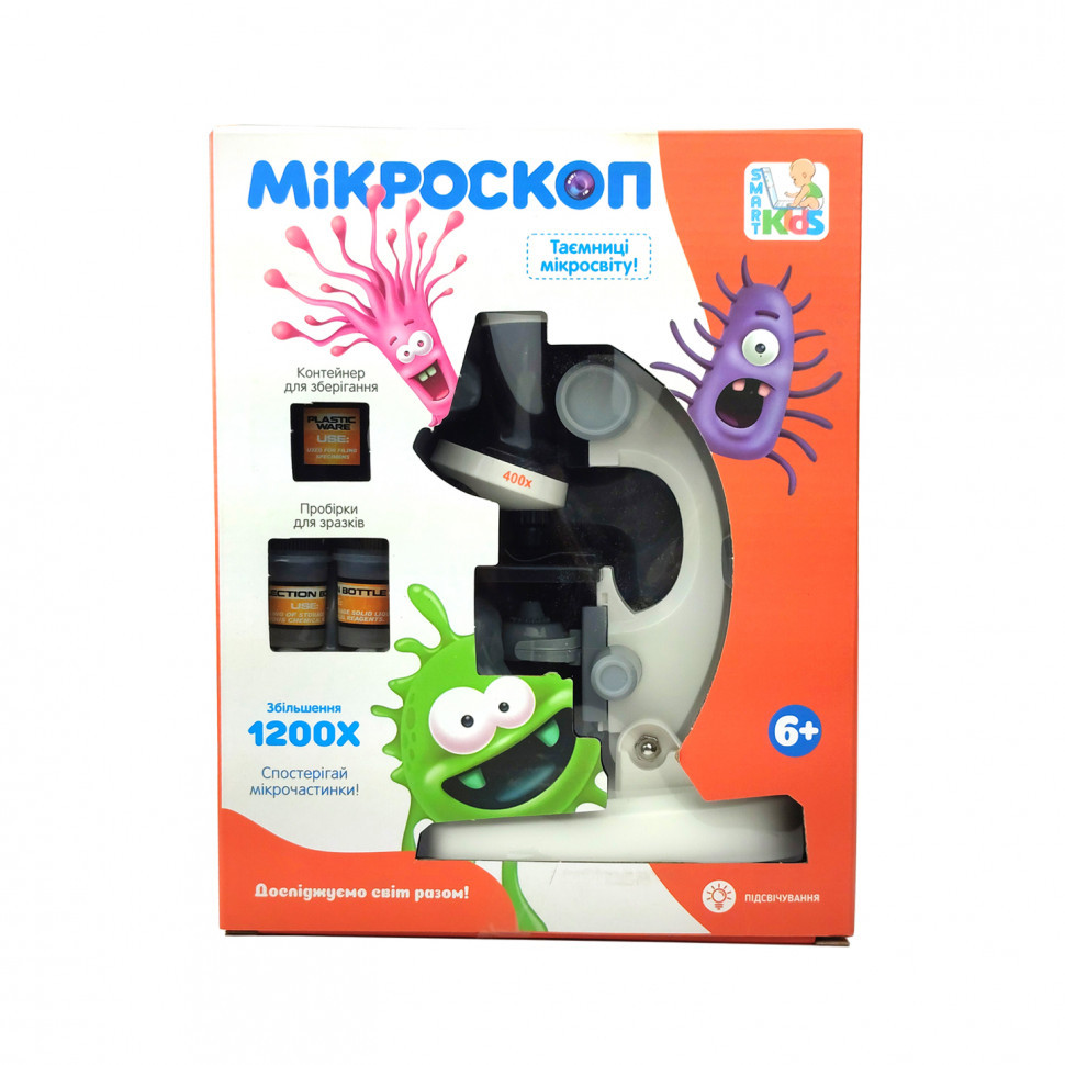 Игровой набор "Микроскоп" Limo Toy SK 0026 (Белый), World-of-Toys - фото 1 - id-p1645195605