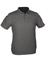 Тактическая футболка поло Mil-Tec tactical quickdry poloshirt Grey 10961008